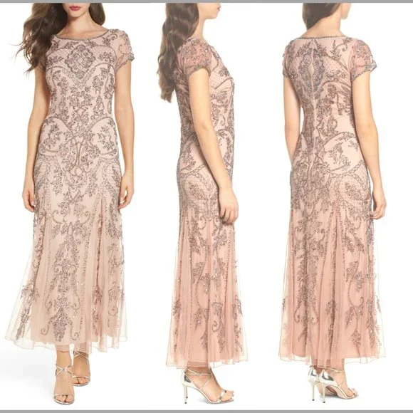 Pisarro Nights | Dresses | New Pisarro Nights Embellished Mesh Gown In Blush Pink | Poshmark Pisarro Nights | Dresses | New Pisarro Nights Embellished Mesh Gown In Blush Pink | Poshmark